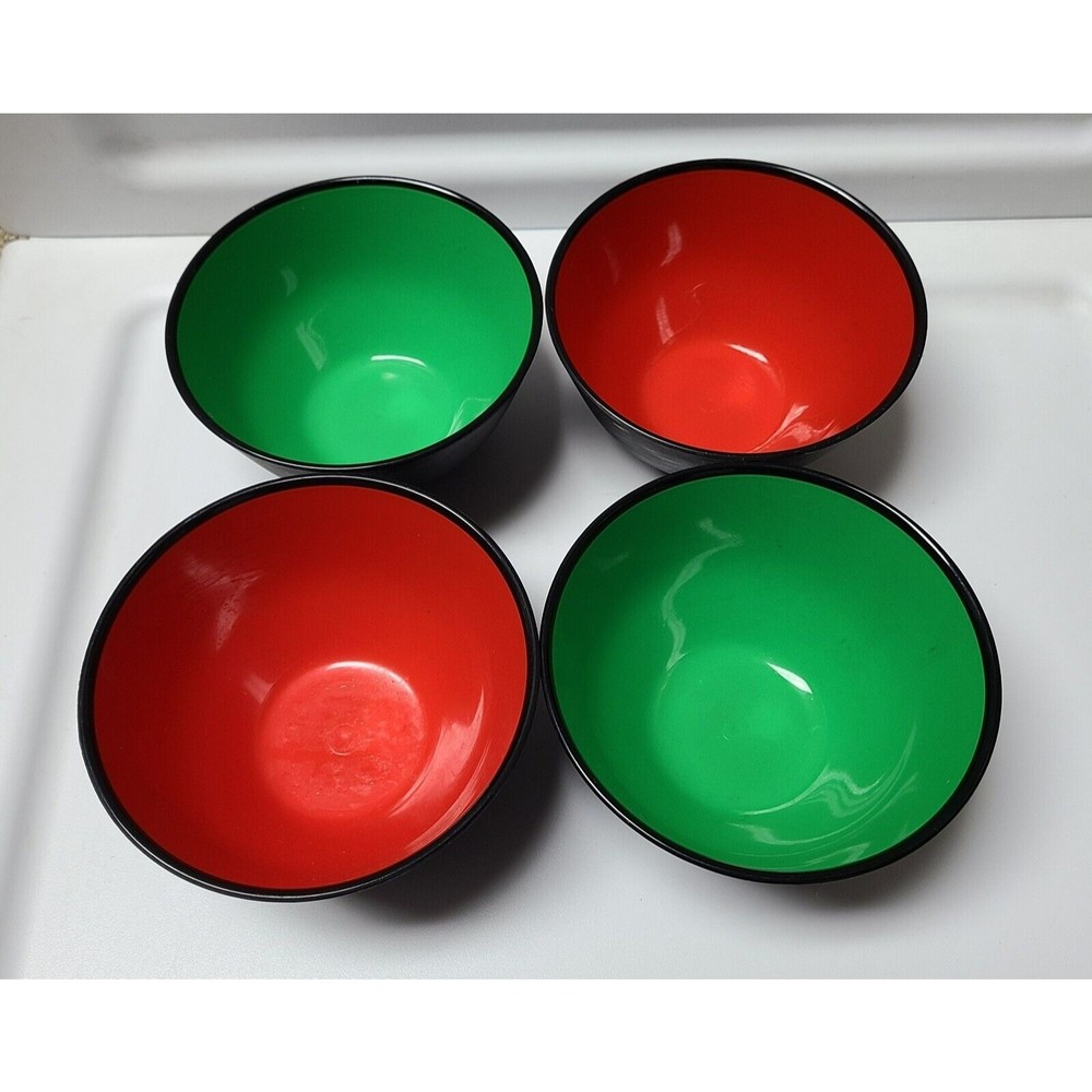 4 VTG MCM Sweden SAN-Plast Husqvarna Set Bowl Sigvard Bernadette  1960s Soup - Picture 2 of 16